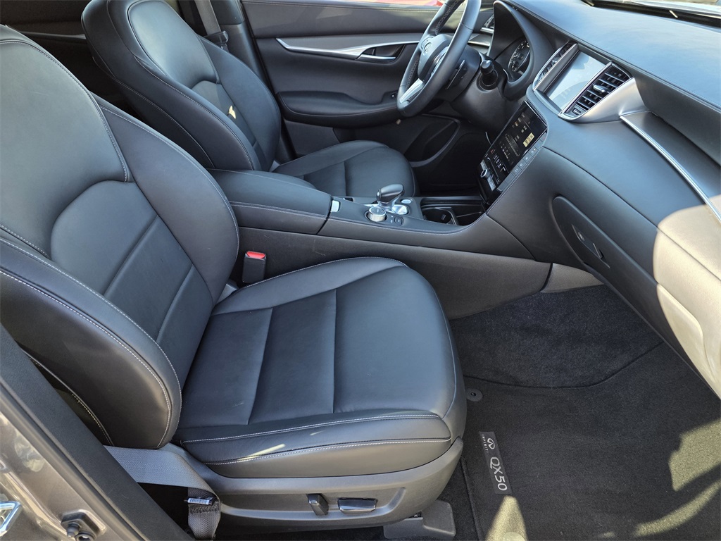 2022 INFINITI QX50 PURE Gray at North Houston Mitsubishi