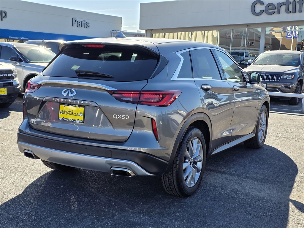 2022 INFINITI QX50 PURE Gray at North Houston Mitsubishi
