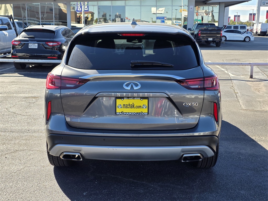 2022 INFINITI QX50 PURE Gray at North Houston Mitsubishi