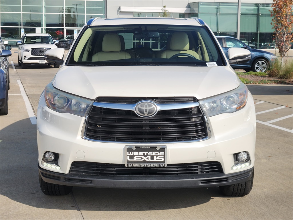 2014 Toyota Highlander Limited White at Gullo Toyota
