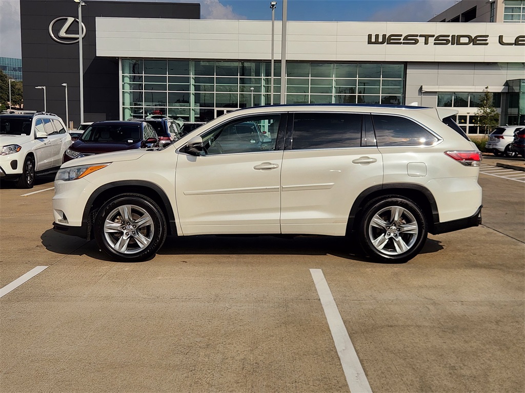 2014 Toyota Highlander Limited White at Gullo Toyota