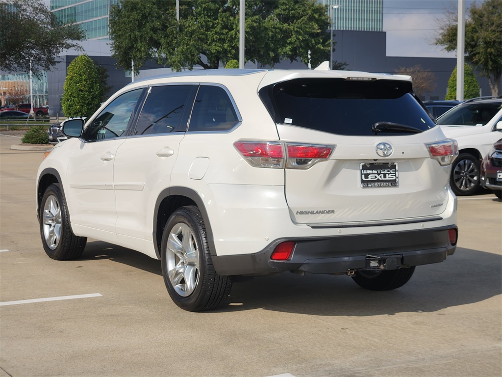 2014 Toyota Highlander Limited White at Gullo Toyota