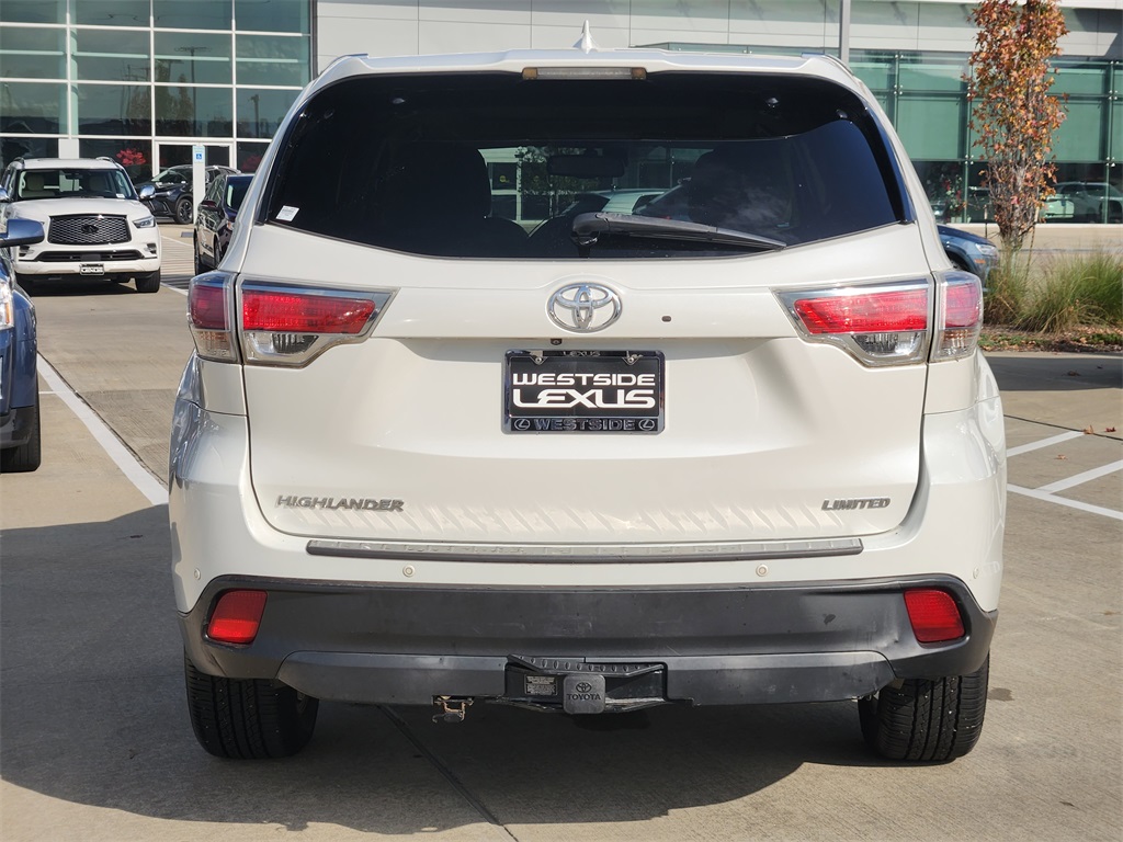 2014 Toyota Highlander Limited White at Gullo Toyota