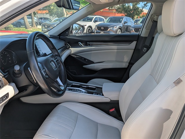 2020 Honda Accord Touring 2.0T White at Central Houston Nissan