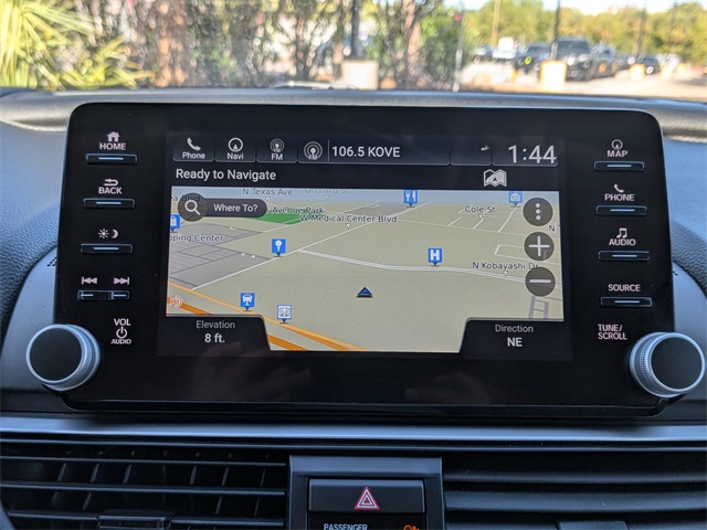 2020 Honda Accord Touring 2.0T White at Central Houston Nissan