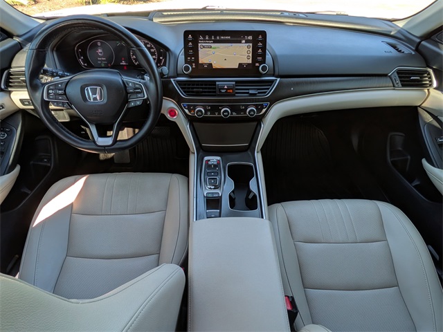2020 Honda Accord Touring 2.0T White at Central Houston Nissan