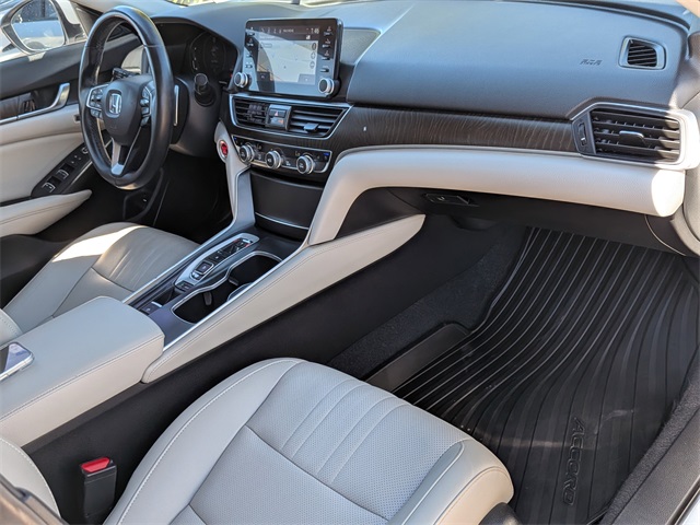 2020 Honda Accord Touring 2.0T White at Central Houston Nissan