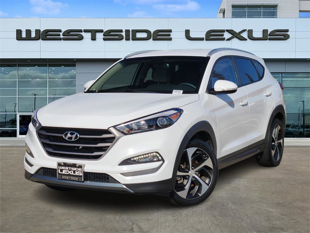 2016 Hyundai Tucson Sport White at DeMontrond Mazda