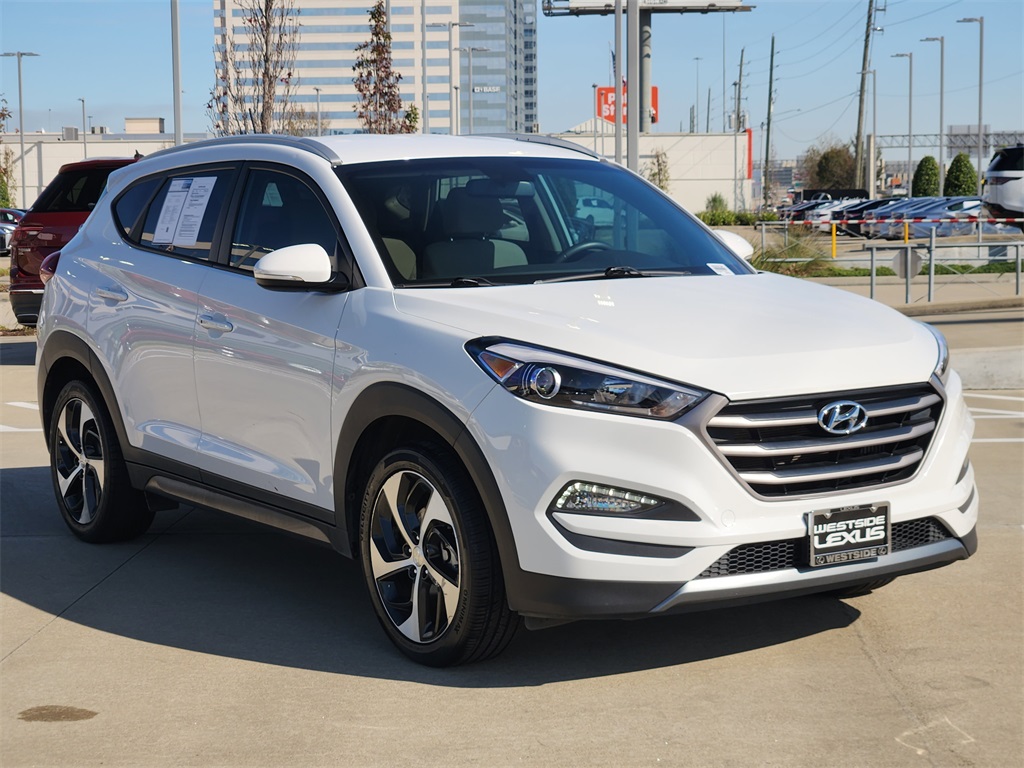2016 Hyundai Tucson Sport White at DeMontrond Mazda