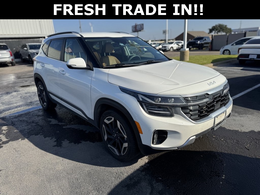 2024 Kia Seltos SX White at Joe Myers Mazda Kia
