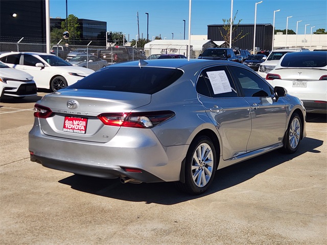 2024 Toyota Camry LE Silver at Don McGill Toyota