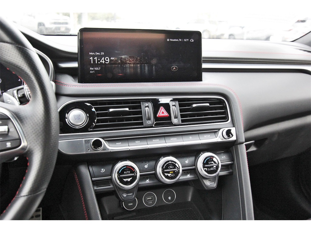 2023 Genesis G70 2.0T White at South Houston Nissan