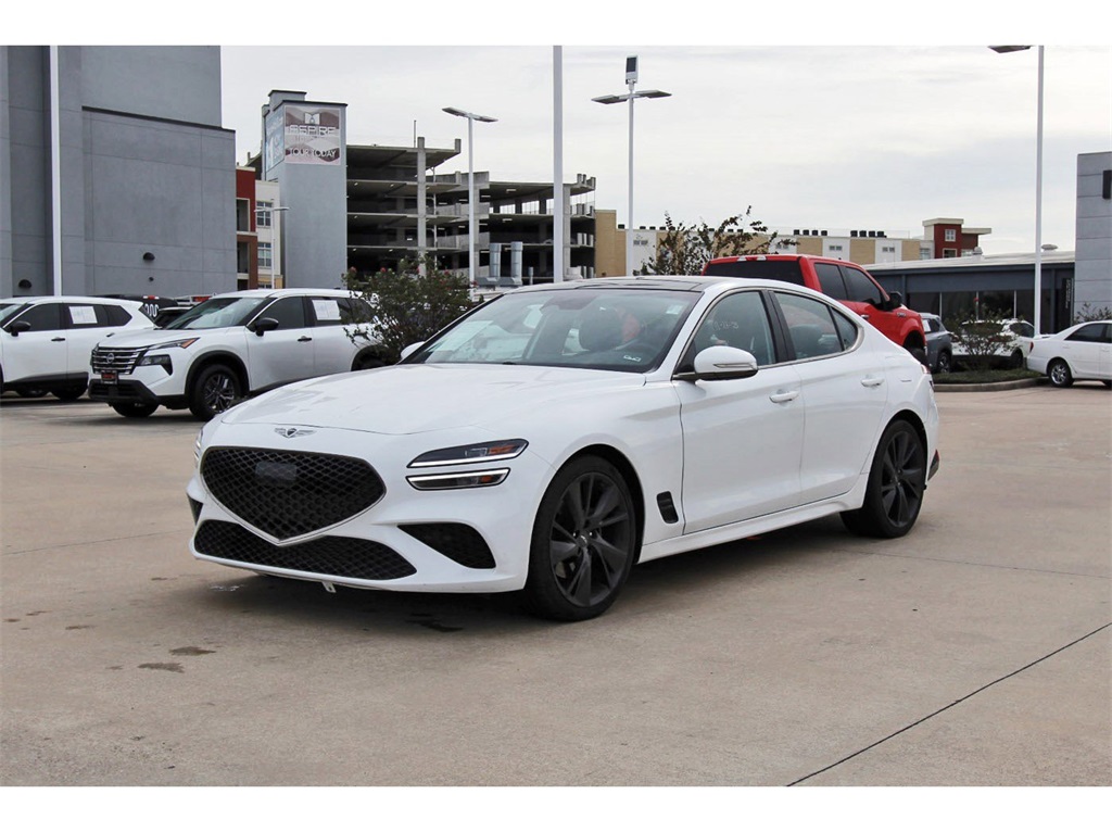 2023 Genesis G70 2.0T White at South Houston Nissan
