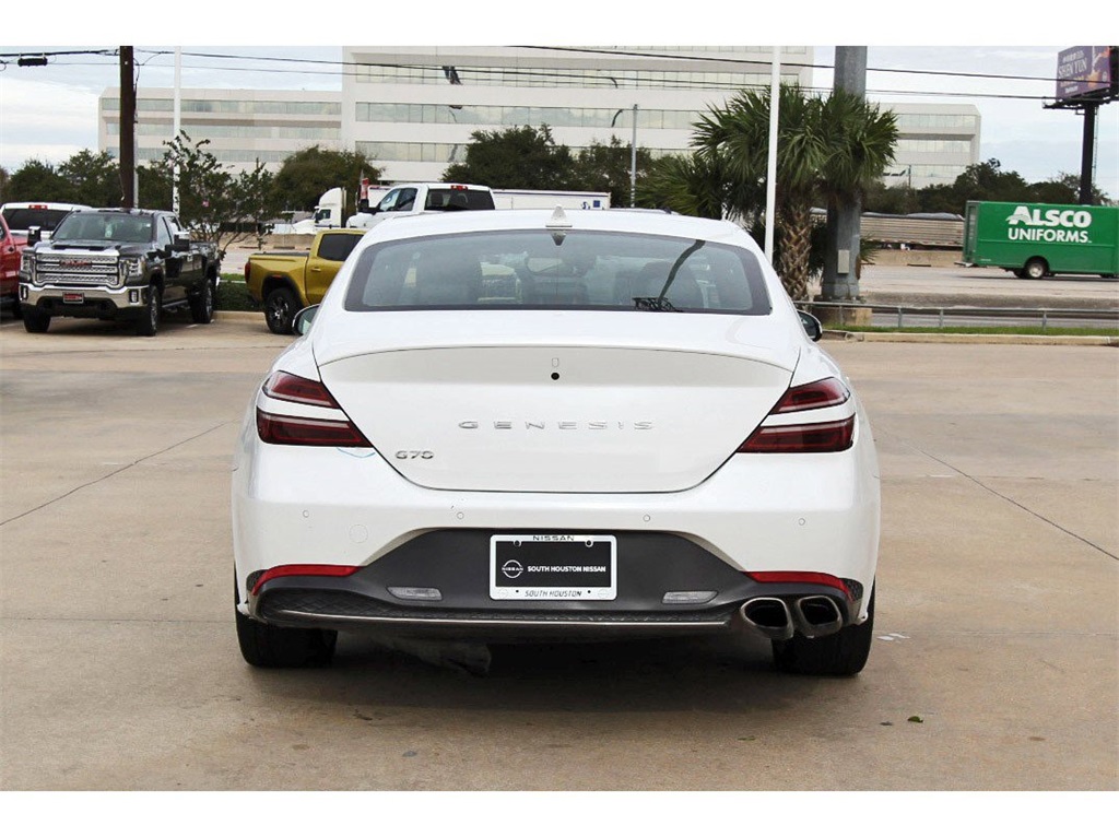 2023 Genesis G70 2.0T White at South Houston Nissan