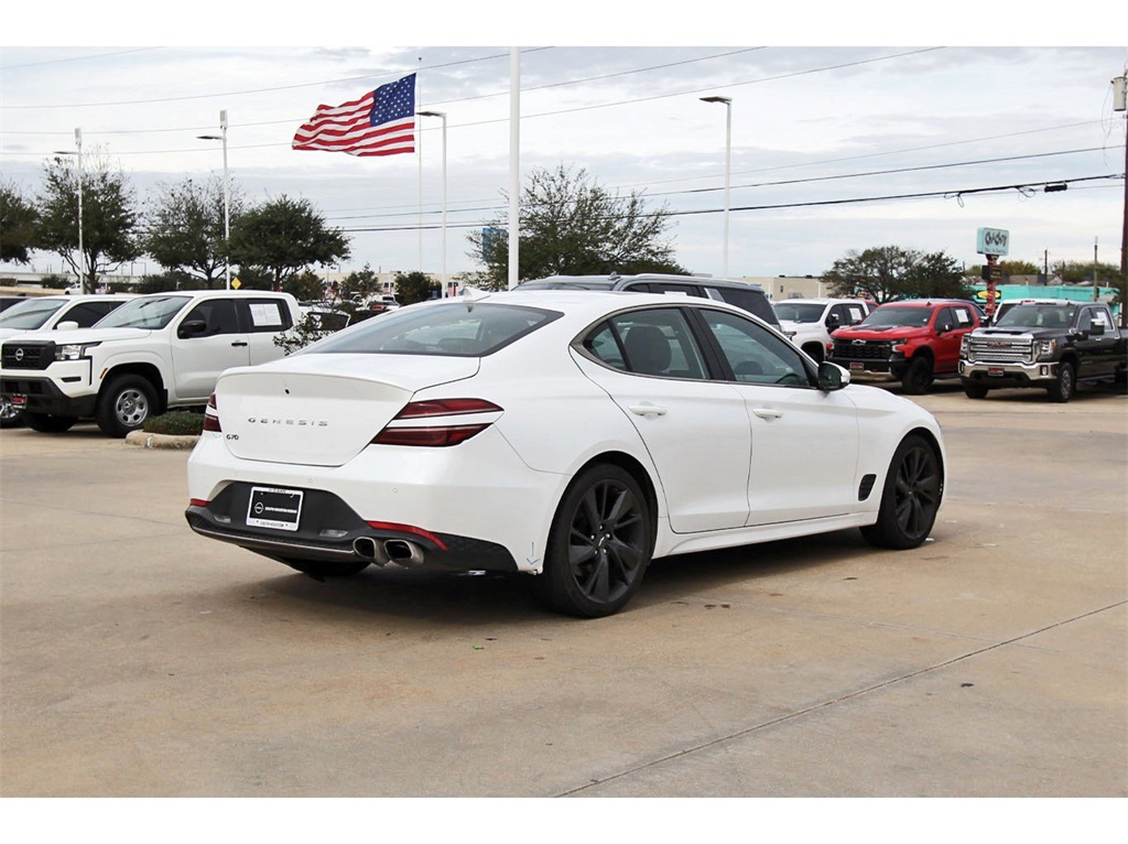 2023 Genesis G70 2.0T White at South Houston Nissan