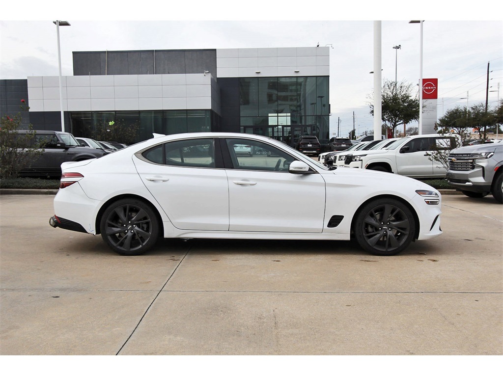 2023 Genesis G70 2.0T White at South Houston Nissan