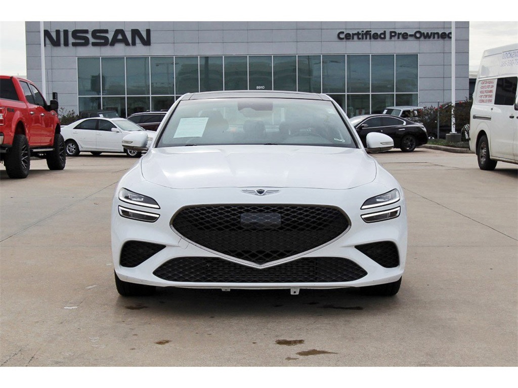 2023 Genesis G70 2.0T White at South Houston Nissan