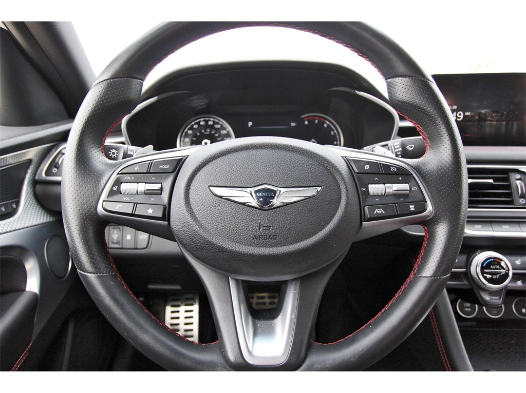 2023 Genesis G70 2.0T White at South Houston Nissan