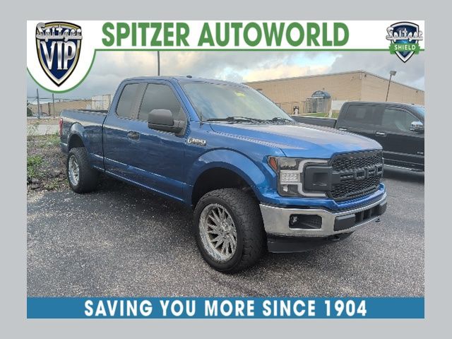 Lightning Blue 2018 Ford F-150 Pickup Truck Four-Wheel Drive Automatic