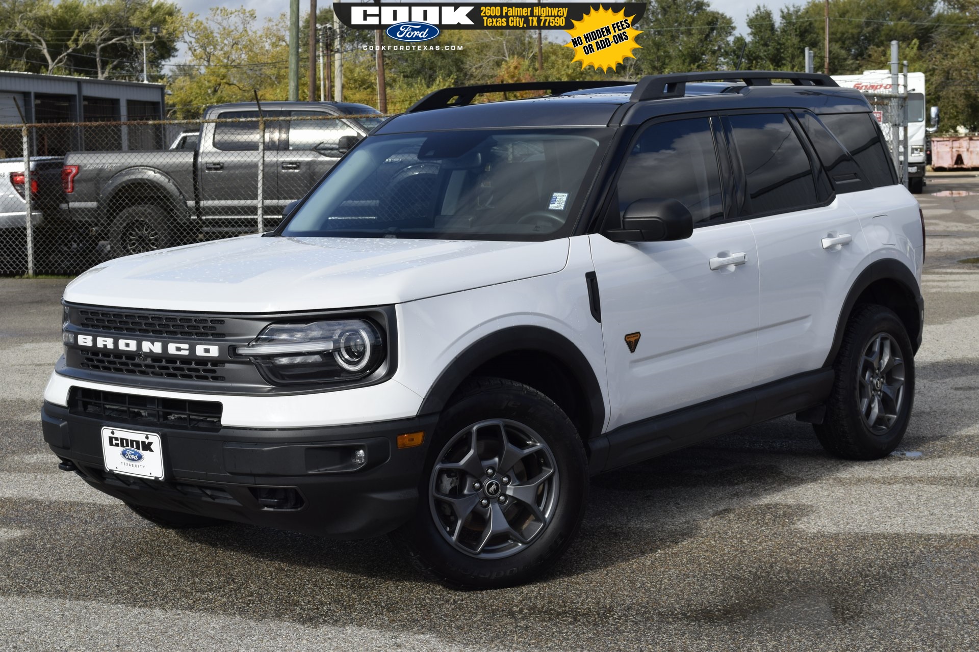2021 Ford Bronco Sport Badlands White at DeMontrond Ford