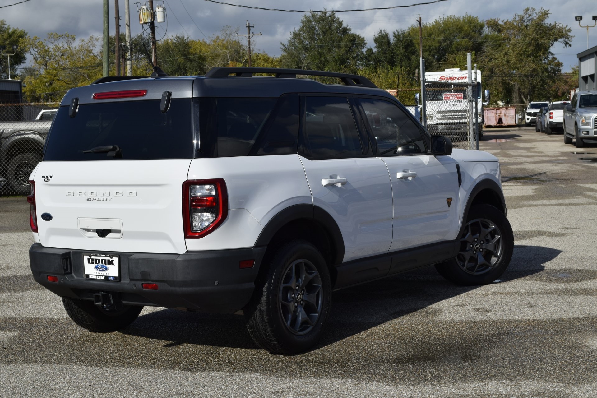 2021 Ford Bronco Sport Badlands White at DeMontrond Ford