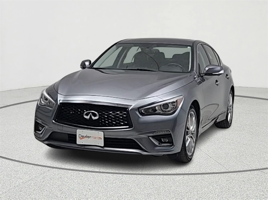 2021 INFINITI Q50 3.0t LUXE Gray at Central Houston Nissan
