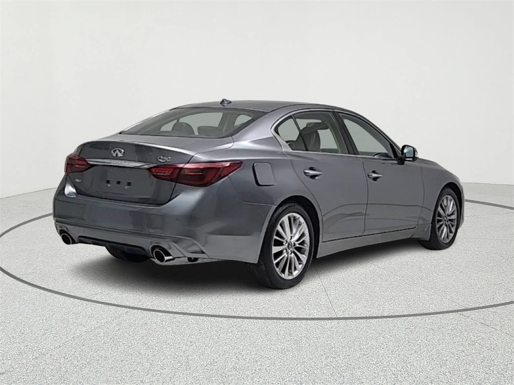2021 INFINITI Q50 3.0t LUXE Gray at Central Houston Nissan