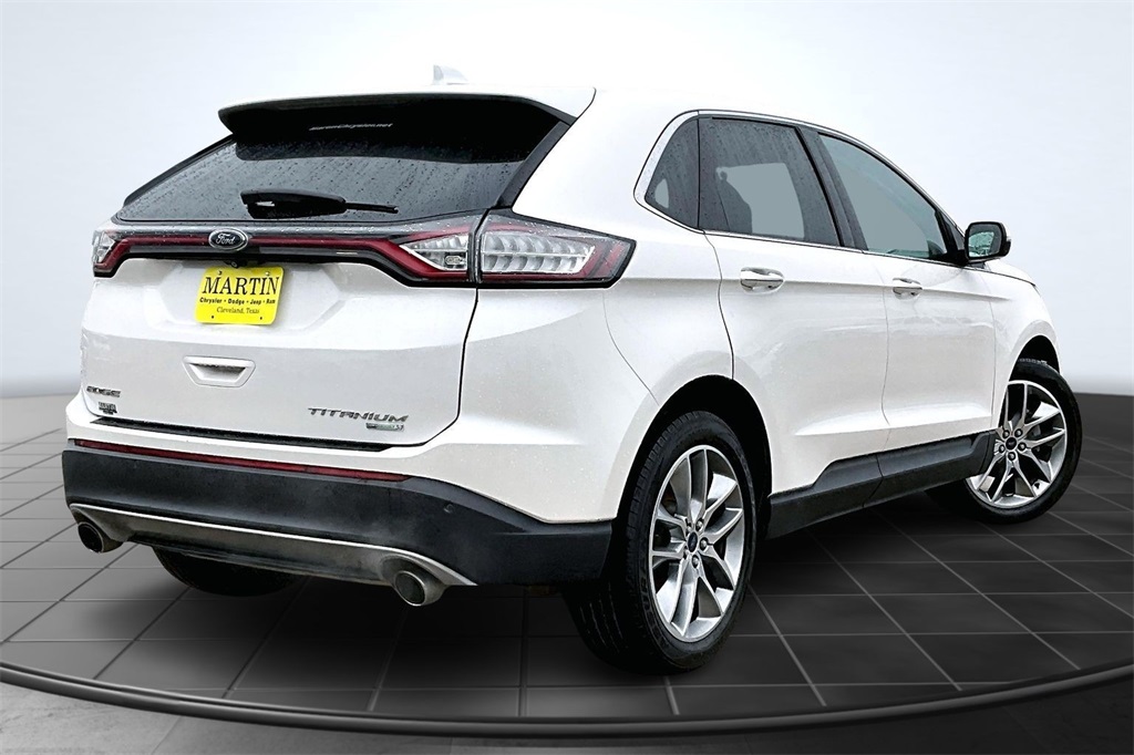 2015 Ford Edge Titanium White at DeMontrond Automotive Group