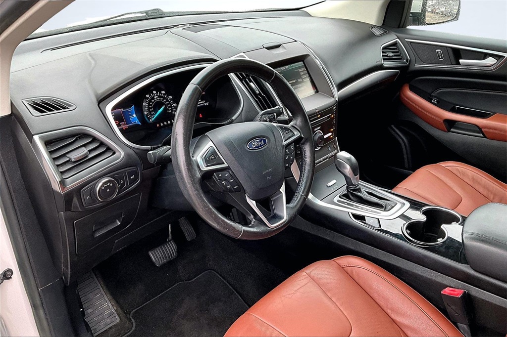 2015 Ford Edge Titanium White at DeMontrond Automotive Group