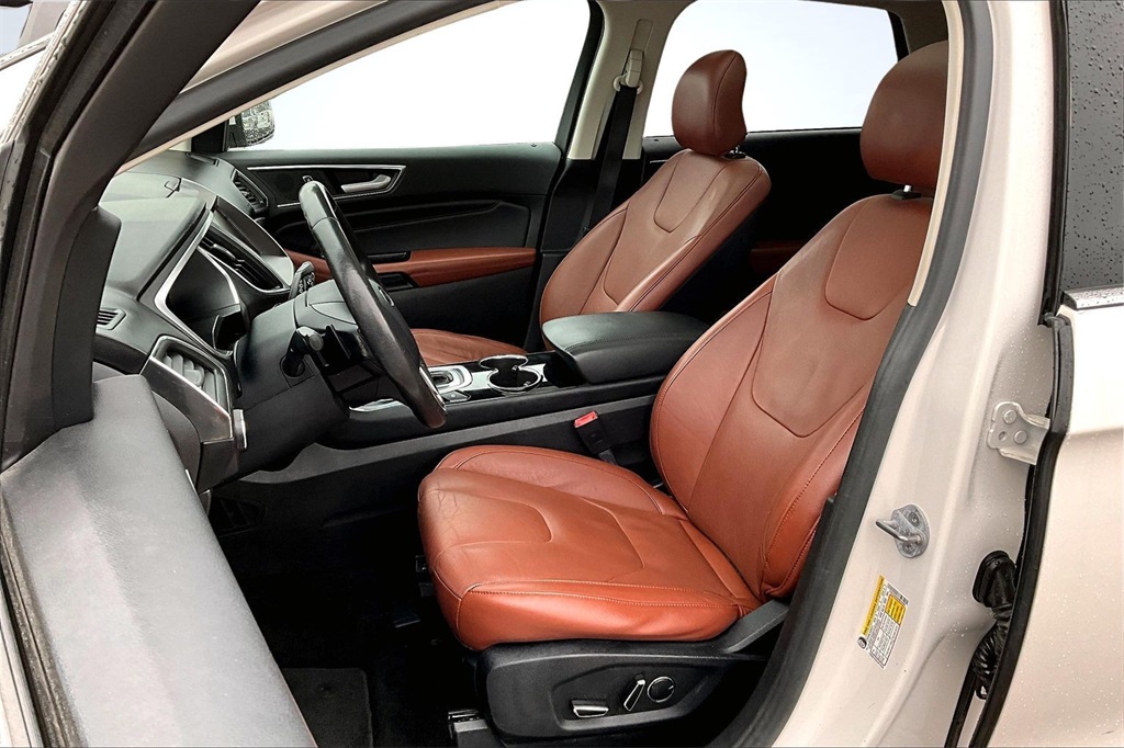 2015 Ford Edge Titanium White at DeMontrond Automotive Group