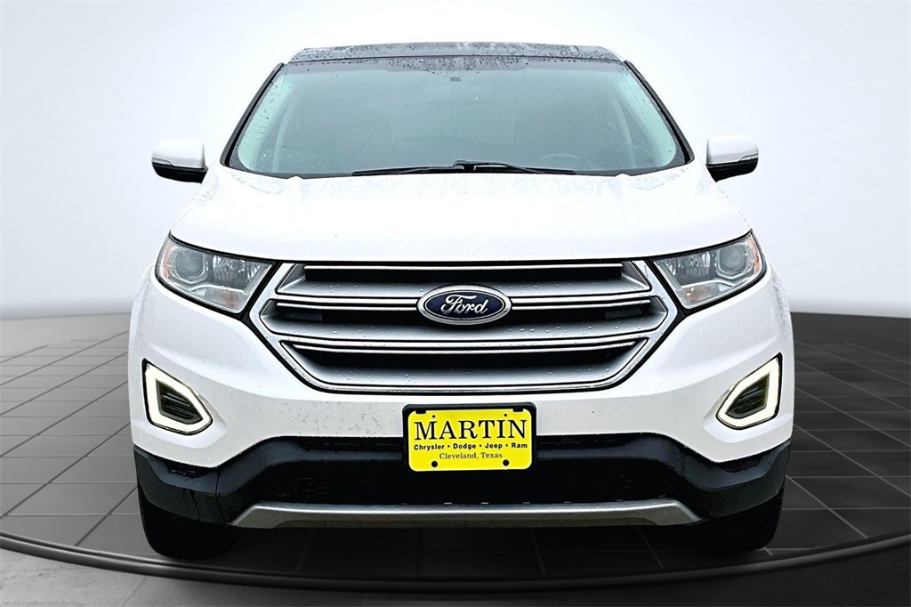 2015 Ford Edge Titanium White at DeMontrond Automotive Group