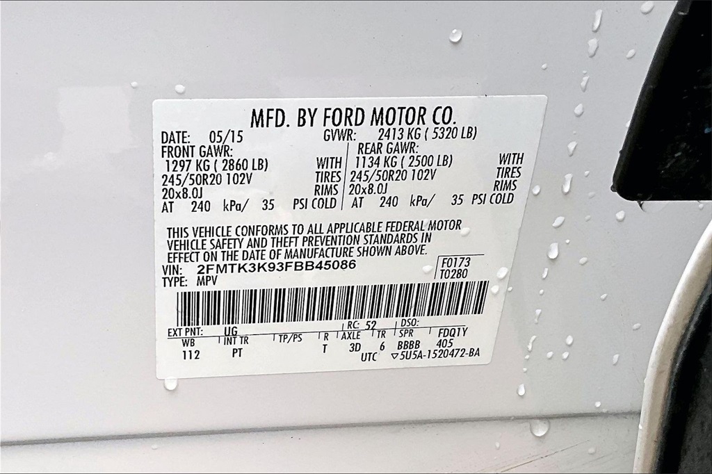 2015 Ford Edge Titanium White at DeMontrond Automotive Group