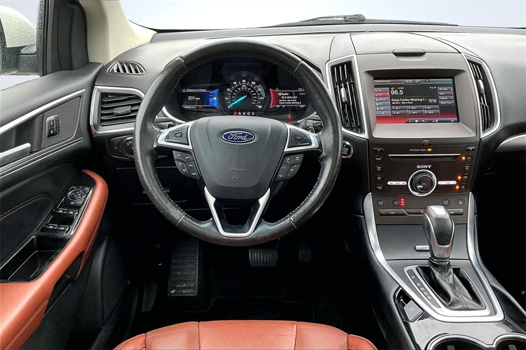 2015 Ford Edge Titanium White at DeMontrond Automotive Group