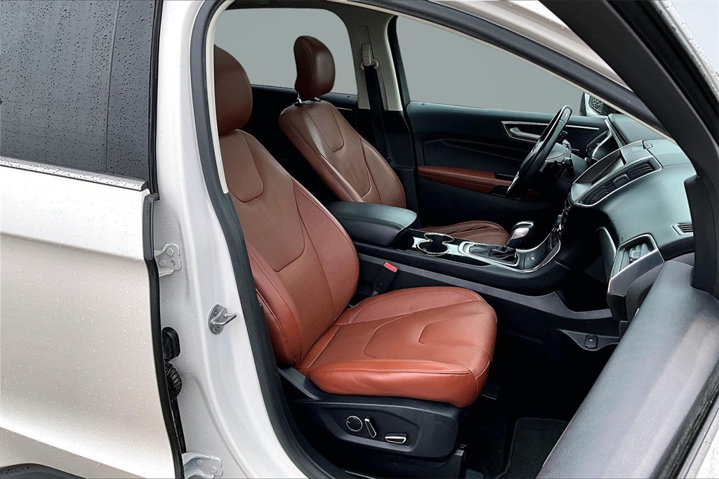 2015 Ford Edge Titanium White at DeMontrond Automotive Group