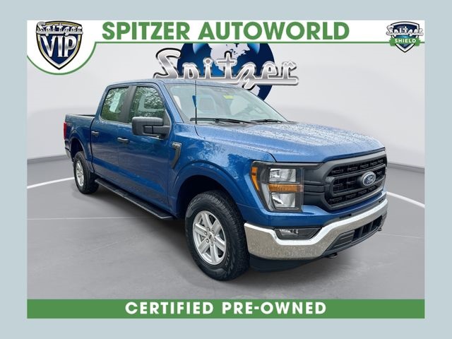 Blue Metallic 2023 Ford F-150 Pickup Truck Four-Wheel Drive Automatic
