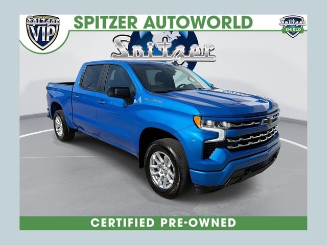 Riptide Blue Metallic 2026 Chevrolet Silverado 1500 Pickup Truck Four-Wheel Drive Automatic