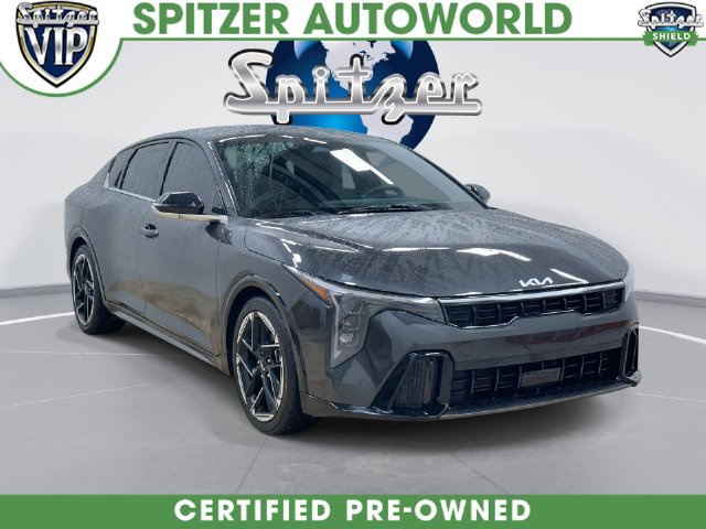 Interstellar Gray 2025 Kia K4 Sedan Front-Wheel Drive Continuously Variable Transmission