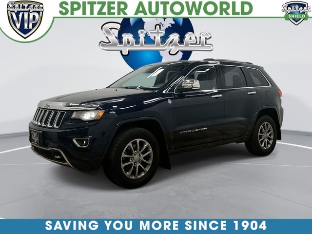 True Blue Pearlcoat 2014 Jeep Grand Cherokee Overland 4WD SUV / Crossover Four-Wheel Drive 8-Speed Automatic