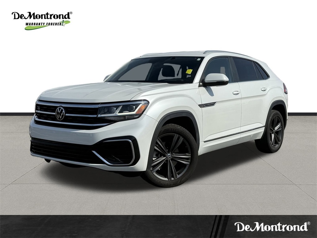 2021 Volkswagen Atlas Cross Sport 3.6L V6 SE w/Technology R-Line White at DeMontrond Auto Country