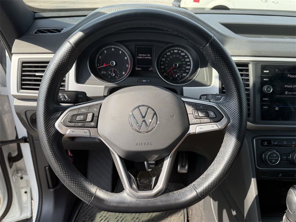 2021 Volkswagen Atlas Cross Sport 3.6L V6 SE w/Technology R-Line White at DeMontrond Auto Country
