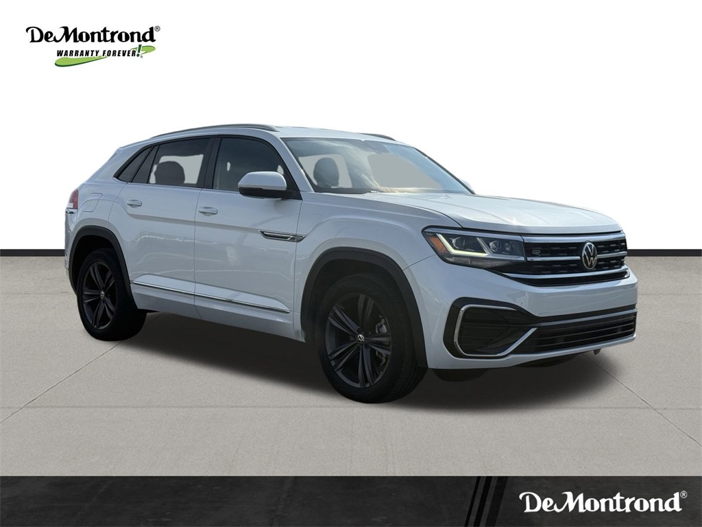 2021 Volkswagen Atlas Cross Sport 3.6L V6 SE w/Technology R-Line White at DeMontrond Auto Country