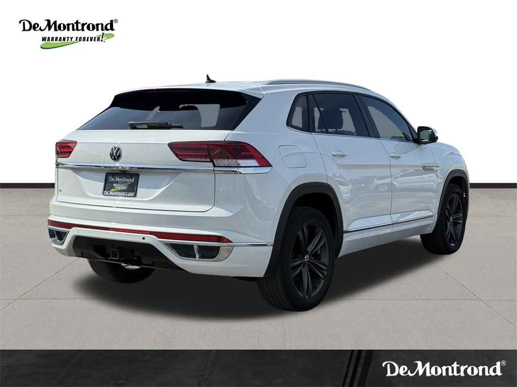 2021 Volkswagen Atlas Cross Sport 3.6L V6 SE w/Technology R-Line White at DeMontrond Auto Country