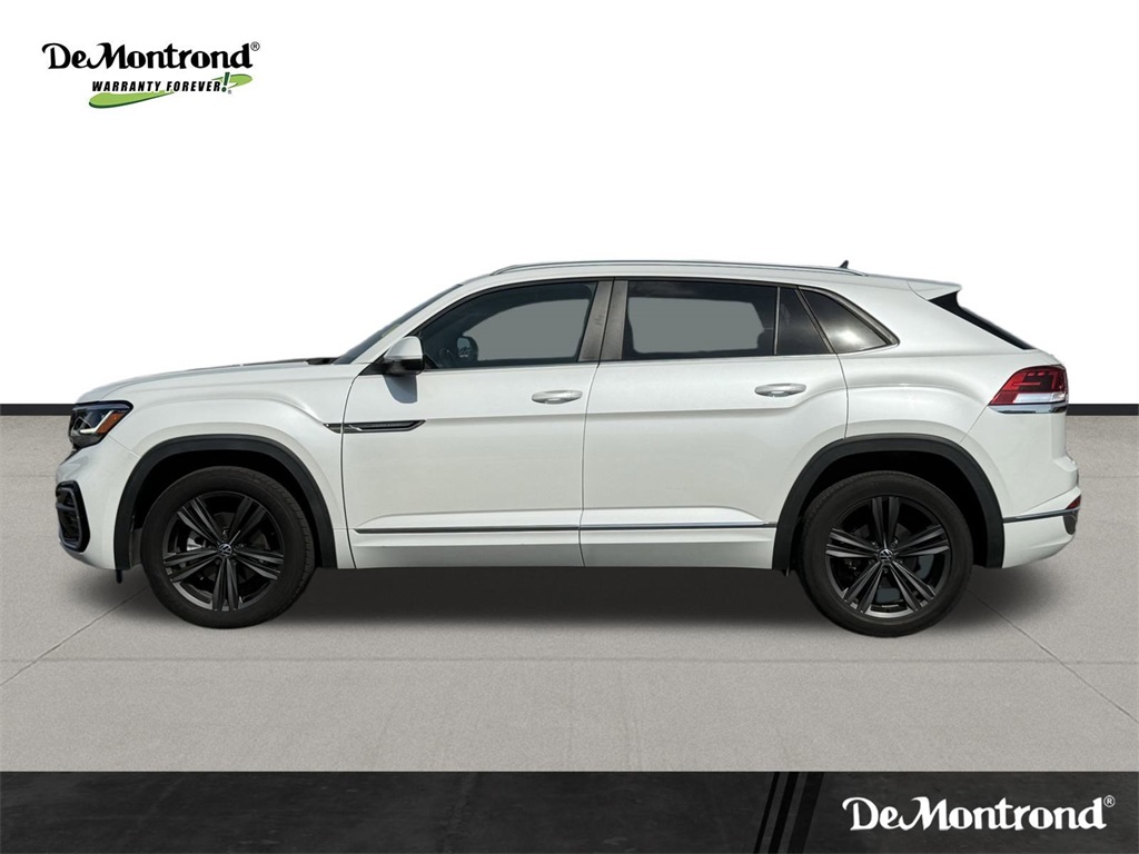 2021 Volkswagen Atlas Cross Sport 3.6L V6 SE w/Technology R-Line White at DeMontrond Auto Country