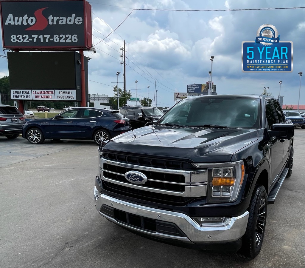2021 Ford F-150 Lariat Blue at Gullo Toyota