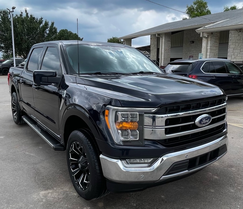 2021 Ford F-150 Lariat Blue at Gullo Toyota