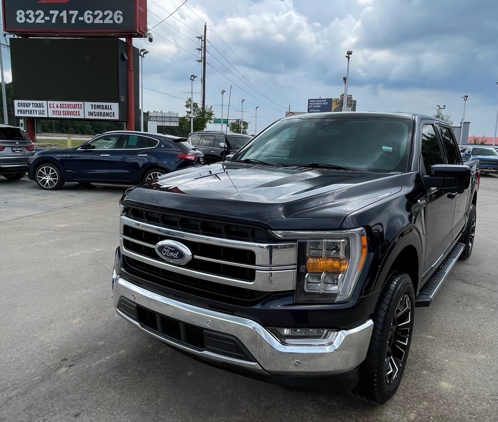 2021 Ford F-150 Lariat Blue at Gullo Toyota