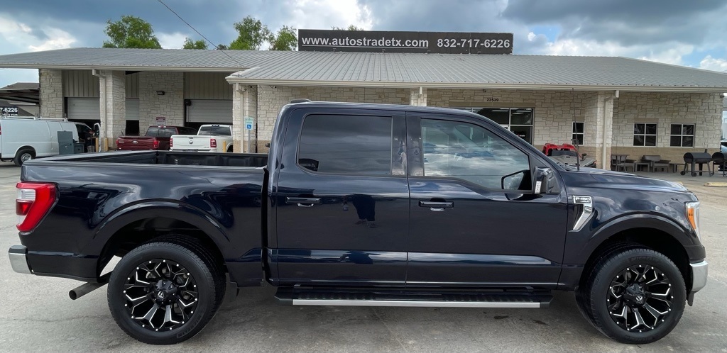 2021 Ford F-150 Lariat Blue at Gullo Toyota