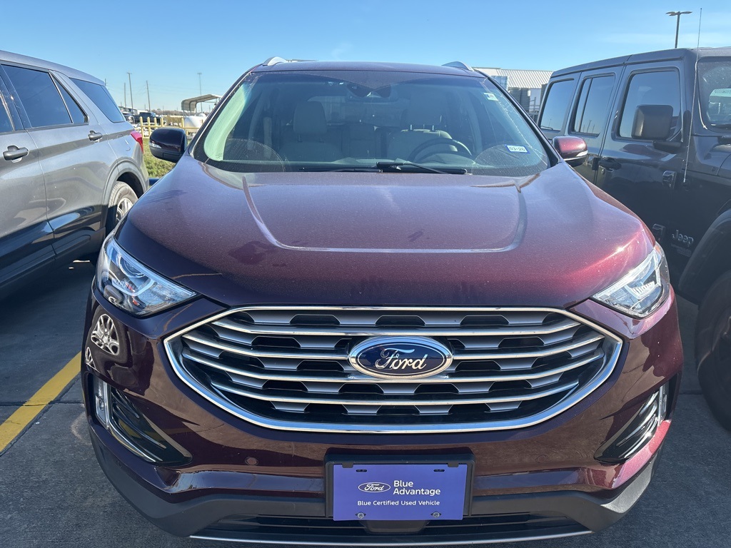 2020 Ford Edge Titanium Red at Community Honda