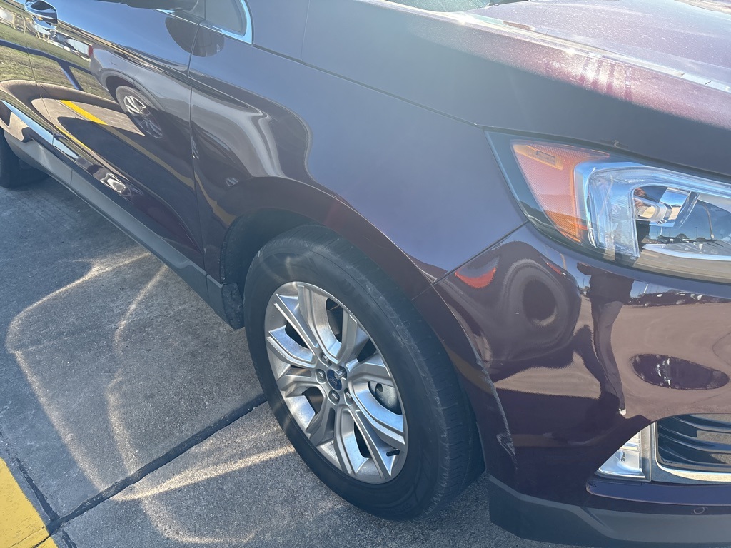 2020 Ford Edge Titanium Red at Community Honda