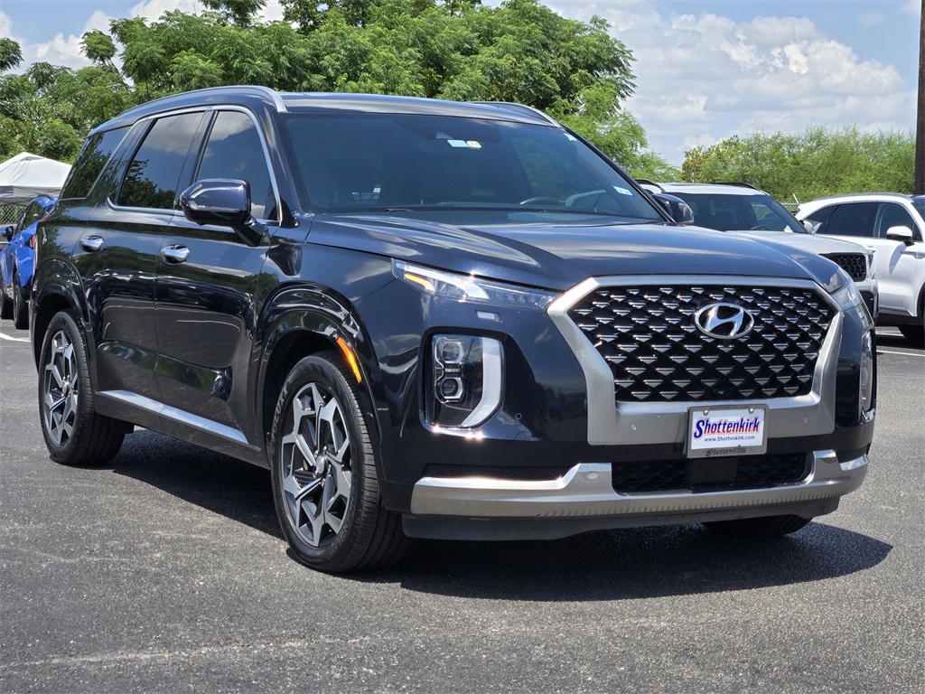 2022 Hyundai Palisade Calligraphy Blue at AutoSavvy Houston Southwest